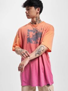 sportliches Just Rhyse Herren T-Shirt mit Baumwolle Orange
