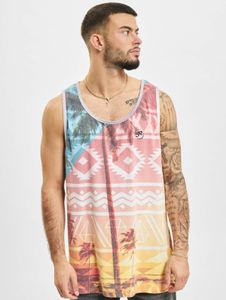 sporty Just Rhyse men's T-shirt yellow/red/blue