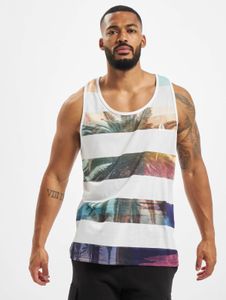 Comfortable Just Rhyse men's T-shirt, white/multicolored