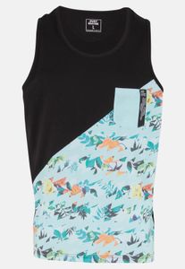 Modern Just Rhyse men's T-shirt with cotton, black/multicolored