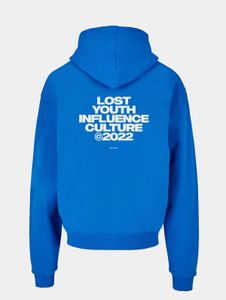 Modern Lost Youth men's hoodie, 460 g/m², cotton, blue