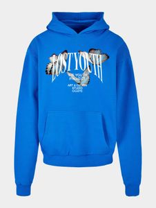 Comoda felpa con cappuccio da uomo Lost Youth, 460 g/m², cotone, blu