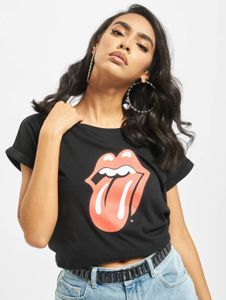 T-shirt sport Merchcode pour femme, 140 g/m², en coton noir