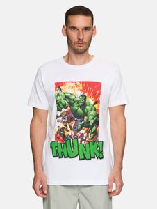 T-shirt sportiva da uomo Merchcode, 180 g/m², cotone, bianca