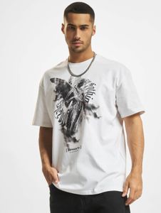 T-shirt casual oversize da uomo MJ Gonzales, 240 g/m², cotone, bianca