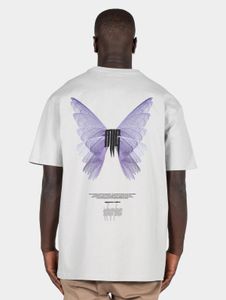 Camiseta moderna de MJ GONZALES para hombre, corte oversize, 240 g/m², algodón, gris.