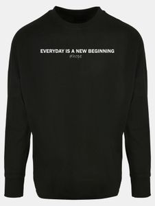 Sudadera Soft POD para hombre, 220 g/m², con algodón, color negro.