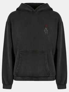 moderner Merchcode Damen Hoodie 300 g/m² mit Baumwolle Schwarz