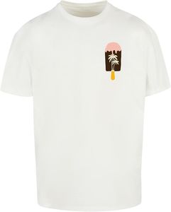 Comfortable Merchcode men's oversized t-shirt, 240 g/m², cotton, white