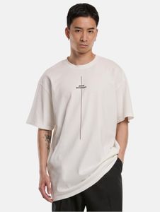 Camiseta moderna para hombre de Merchcode, 240 g/m², algodón, blanca.
