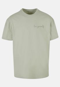 Camiseta deportiva POD para hombre, corte oversize, 240 g/m², algodón, verde.