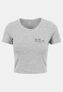Modern POD women's stretch oversize T-shirt, 180 g/m², cotton, grey