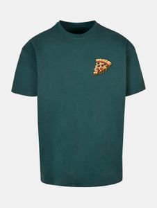 Camiseta deportiva para hombre Merchcode, corte oversize, 240 g/m², algodón, color verde.