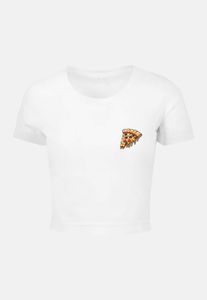 Comfortable POD women's stretch T-shirt, 180 g/m², made of cotton, white