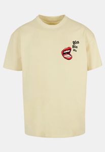 Camiseta deportiva POD para hombre, puños acanalados, corte oversize, 240 g/m², algodón, amarillo pastel.