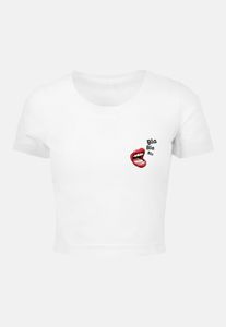 sporty POD women's T-shirt, stretch 180 g/m², cotton, white