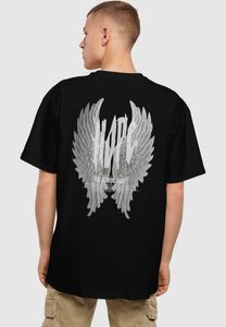 T-shirt oversize en denim pour homme Casual Merchcode, 240 g/m², 100 % coton, noir