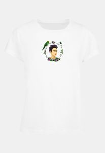 Camiseta unisex moderna de impresión bajo demanda (POD), 140 g/m², algodón, blanca.