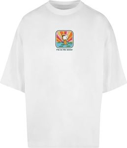 Camiseta cómoda para hombre Merchcode, 220 g/m², algodón, blanca.