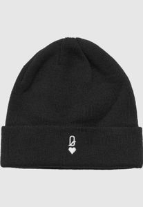 Cappellino da donna Casual Miss Tee con polsini a coste, 64 g/m², nero
