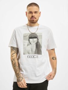 T-shirt sportiva da uomo Mister Tee 180 g/m² in cotone bianco