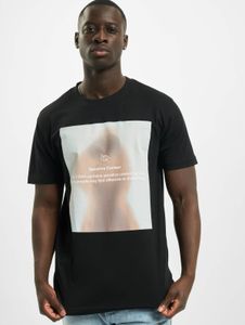 Camiseta Casual Mister Tee para hombre, 180 g/m², algodón, negra