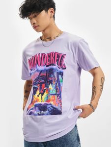 sportliches Mister Tee Herren T-Shirt 180 g/m² mit Baumwolle Violett