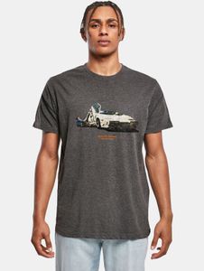 modernes Mister Tee Herren T-Shirt 180 g/m² mit Baumwolle Anthrazit