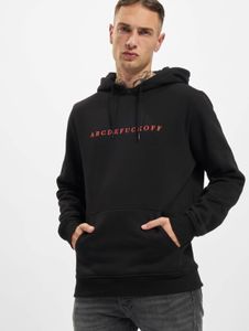 weicher Mister Tee Herren Hoodie Kordelzug Rippbündchen 300 g/m² mit Baumwolle Schwarz