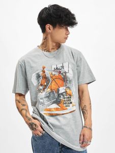 sportliches Mister Tee Herren T-Shirt 180 g/m² mit Baumwolle Grau