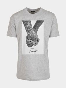 T-shirt sportiva da uomo Mister Tee, 180 g/m² in cotone, colore grigio.