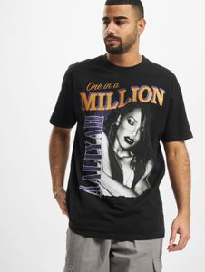 Camiseta Modern Mister Tee para hombre, corte oversize, 240 g/m², algodón, negra.