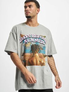 sporty Mister Tee men's T-shirt 240 g/m² with cotton grey
