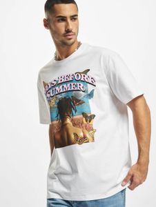 Camiseta cómoda Mister Tee para hombre, 240 g/m², algodón, blanca