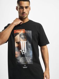 Camiseta cómoda Mister Tee para hombre, 240 g/m², algodón, negra