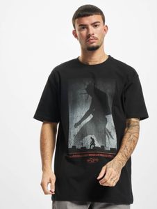 modernes Mister Tee Herren T-Shirt Oversize 240 g/m² mit Baumwolle Schwarz