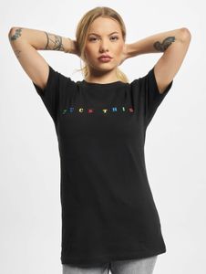bequemes Mister Tee Damen T-Shirt 180 g/m² mit Baumwolle Schwarz