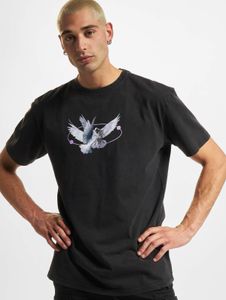 Comoda t-shirt da uomo Mister Tee, 240 g/m², cotone, nera.