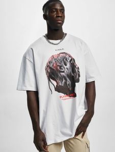 Camiseta cómoda Mister Tee para hombre, 240 g/m², algodón, blanca