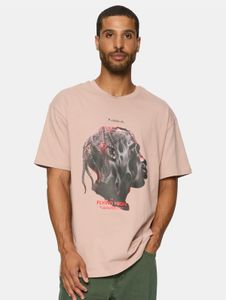 bequemes Mister Tee Herren T-Shirt Oversize 240 g/m² mit Baumwolle Alt-Rosa