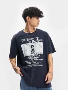 T-shirt casual da uomo Mister Tee, 240 g/m², cotone, blu navy