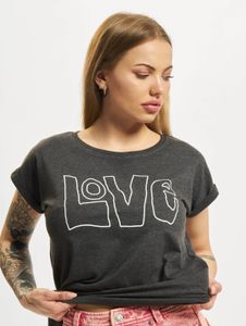 Camiseta Casual Mister Tee para mujer, 180 g/m², algodón, color antracita.