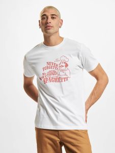 Camiseta cómoda Mister Tee para hombre, 180 g/m², algodón, blanca