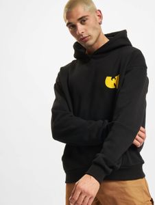 bequemer Mister Tee Herren Hoodie Kordelzug Rippbündchen 460 g/m² mit Baumwolle Schwarz