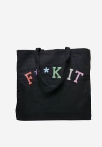 Bolso unisex extragrande Modern Mister Tee, 290 g/m², de algodón, negro.