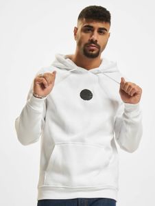 Sudadera con capucha para hombre Casual Mister Tee con cordón ajustable, de algodón, blanca.
