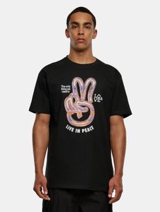 sportliches Mister Tee Herren T-Shirt Oversize 240 g/m² mit Baumwolle Schwarz