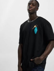 Comoda t-shirt da uomo Mister Tee, 240 g/m², cotone, nera.