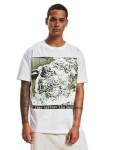 Camiseta de hombre Casual Mister Tee de corte holgado, 240 g/m², algodón, blanca.