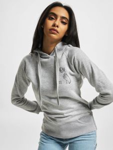 Sweat à capuche Casual Mister Tee pour femme, en coton gris
